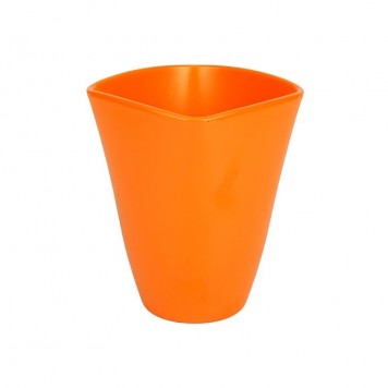 Ghiveci pt.orhidee colturos 14cm portocaliu mat