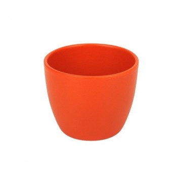 Bol ceramic 13cm portocaliu mat