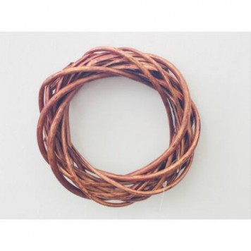 Coronita din nuiele D15cm maro