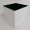 Ghiveci plastic juka 19x19cm alb