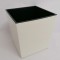 Ghiveci plastic juka 19x19cm crem