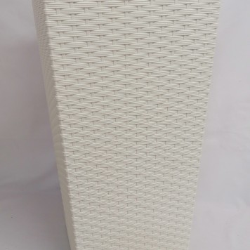 Ghiveci plastic finezja 40X40cm crem
