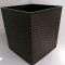 Ghiveci plastic juka 40x40cm mokka