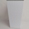Ghiveci plastic finezja 30x30cm alb