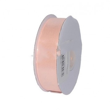 Banda decor saten 2cmx25y piersica/sampanie