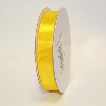 Banda decor saten 20cmx25y galben lamaie