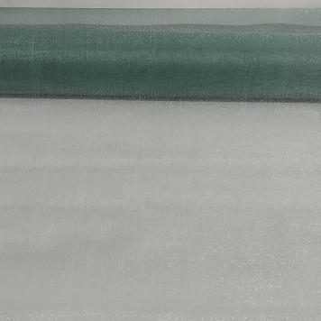 Organza sul 48cmx10m verde vintage