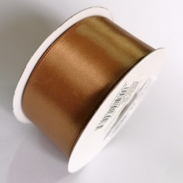 Banda decor saten 3.8cmx25y cappucino