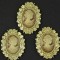 Brose decor Sissy 3x4cm copper
