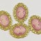 Brose decor Sissy 3x4cm roz