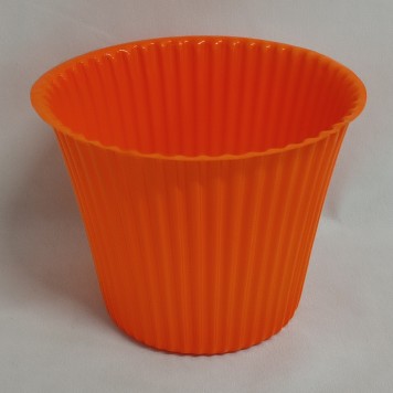 Vas pvc 14cm portocaliu