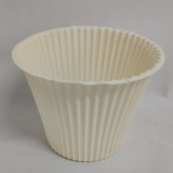 Vas PVC 14cm crem