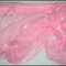 Organza saten 47cmx10m roz