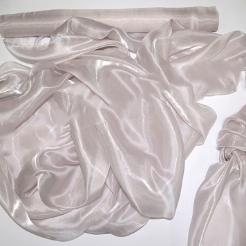 Organza saten 47cmx10m antic taupe