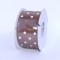 Banda dec. saten cu buline 3.8cmx25y ginger