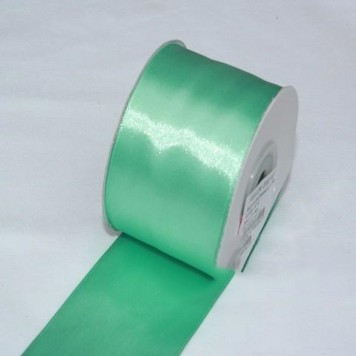 Banda decor saten 5cmx25y verde menta