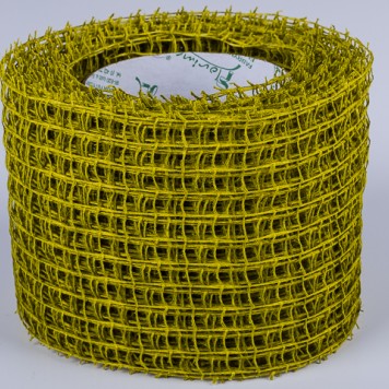 Banda decor plasa simpla 10cm verde muschi