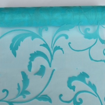 Organza sul catifea 23.5cmx5m  menta