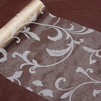 ORGANZA SUL CATIFEA 23.5CMX5M CREM