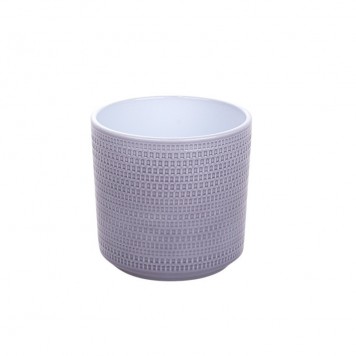 Vas ceramic Calla 13cm gri