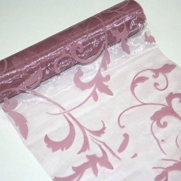 Organza sul catifea 23.5cmx5m nalba