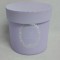Cutie din carton rotund 12x12cm mov deschis
