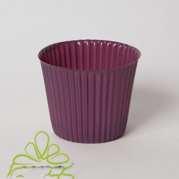Vas pvc 14cm mov inchis