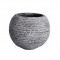 Bol piatra rotund 15x12.5cm gri