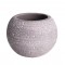 Bol piatra rotund 15x12.5cm gri deschis