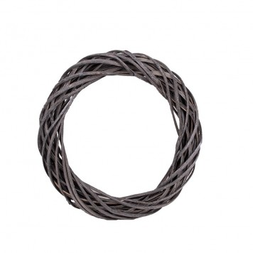 Coronita din nuiele 30x5.5cm gri
