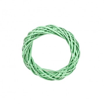 Coronita din nuiele 25x5cm verde