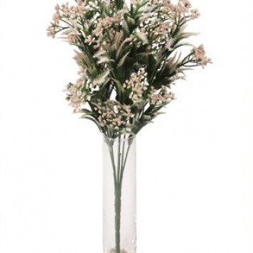 Buchet cu floricele x6 roz