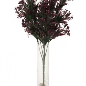 Buchet cu floricele x6 bordeaux