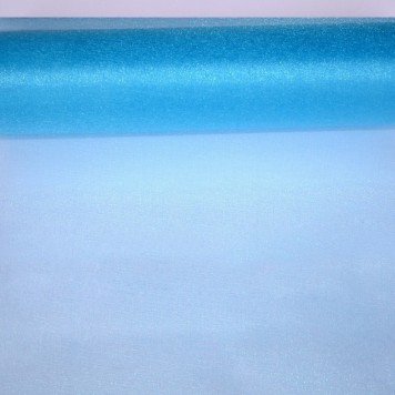 Organza sul 23,5x10m albastru menta
