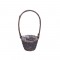 Cos din nuiele cu toarta 16x11/34.5cm gri
