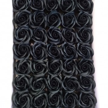 Set trandafiri sapun s/50 negru