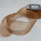 Banda decor organza 3,8cmx25m  maro