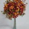 Buchet hortensie cu glitter 37cm portocaliu