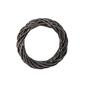 Coronita din nuiele 25x5cm gri