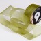 Banda decor organza 3,8cmx25m verde