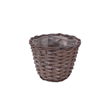 Bol din nuiele gri 17,5x14cm