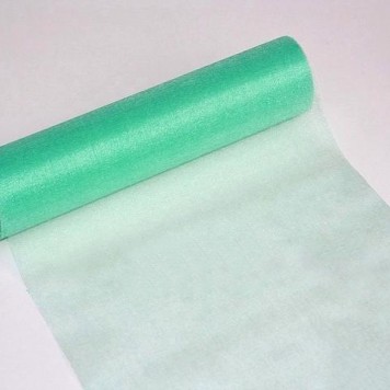 Organza sul 23.5cmx10m verde menta
