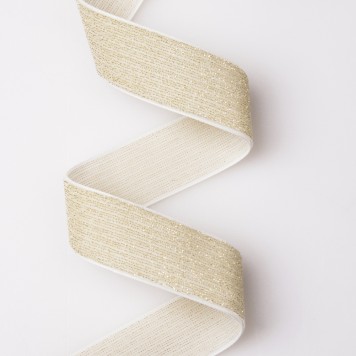 Banda decor catifea 25mmx10m crem