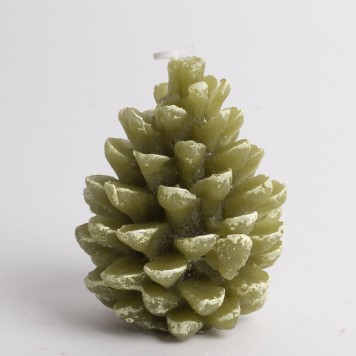 Lumanare forma con 9cm verde