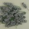 Pick coacaze 4cm S/65 argintiu cu glitter