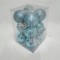 Glob plastic 3cm s/12 turcoaz