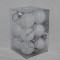Glob plastic 3cm S/12 alb