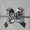 Fundite mici metal 2cmx50cm s/20 argintiu