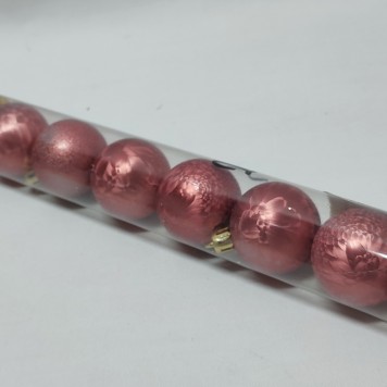Glob de craciun 4cm s/12 nalba