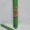 Lumanare conice din ceara naturala 27x1.9cm verde menta